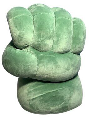 Pillowfort Marvel Hulk Fist Shaped Throw Pillow Plush Green  11" Soft Kids